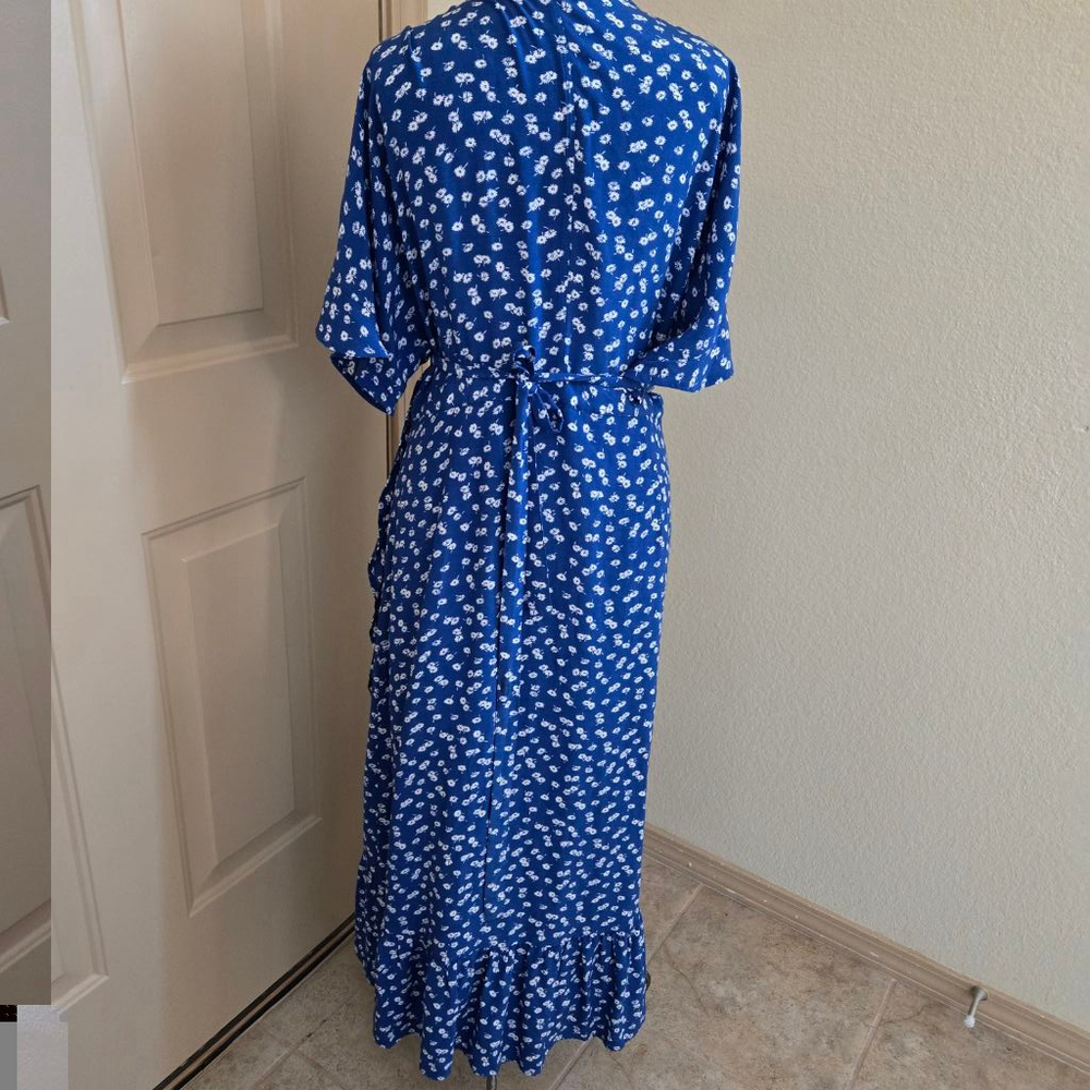 Rails Florence Cobalt Floating Daisies Dress Xl F… - image 6